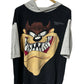 Vintage 1993 Artex Tazmanian Devil Portrait Hooded Shirt Size XL