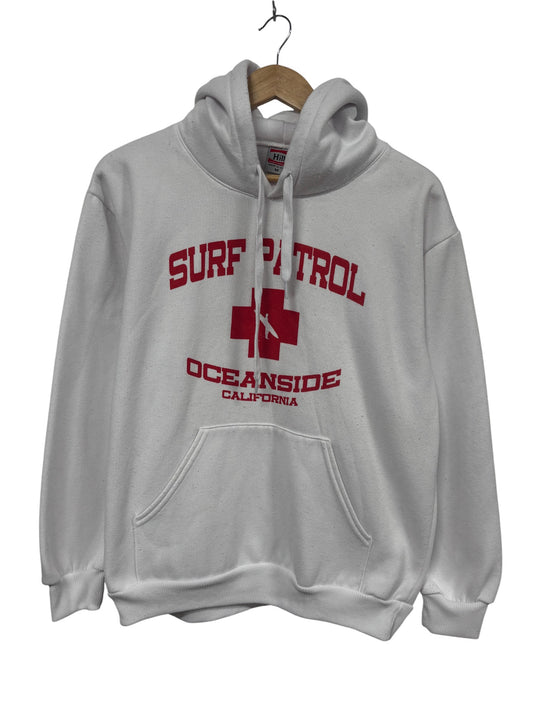 Vintage 90's Surf Patrol Oceanside California Lifeguard Hoodie Size Medium