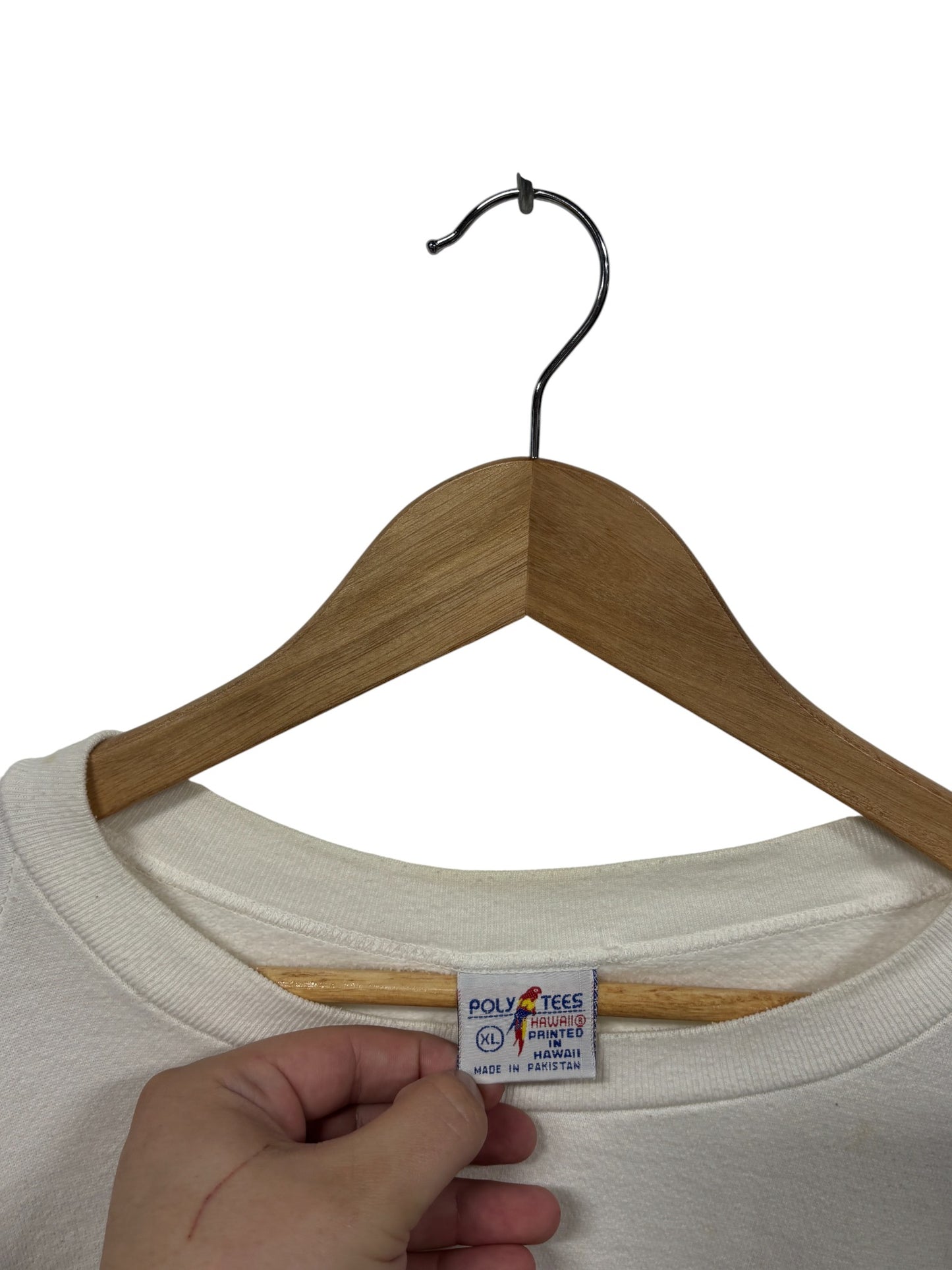 Vintage 90's Beary Merry Christmas Polar Bear Alaska Sweater Size XL