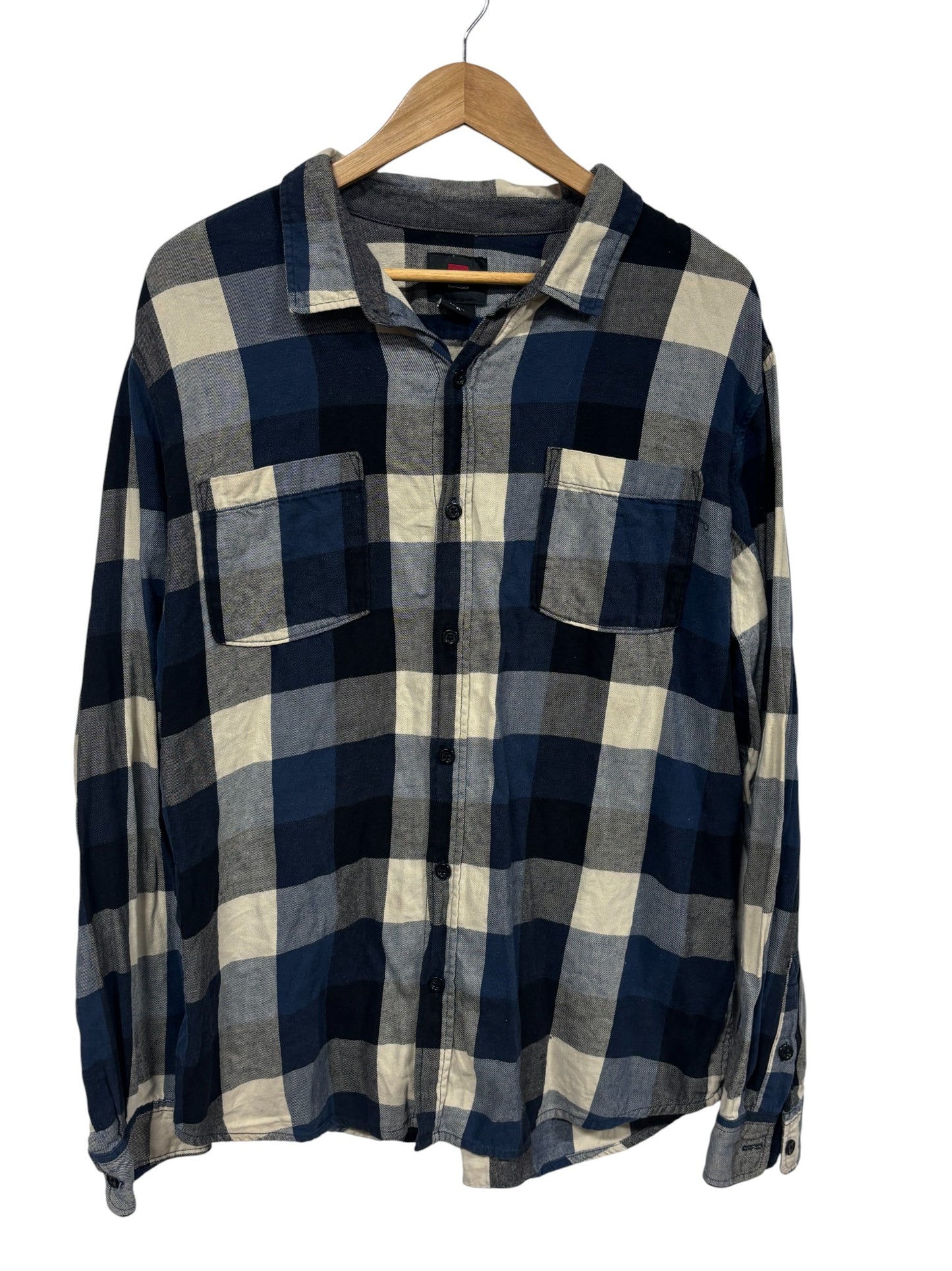 Vintage Y2K Quiksilver Button Up Flannel Shirt Size XL