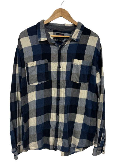 Vintage Y2K Quiksilver Button Up Flannel Shirt Size XL