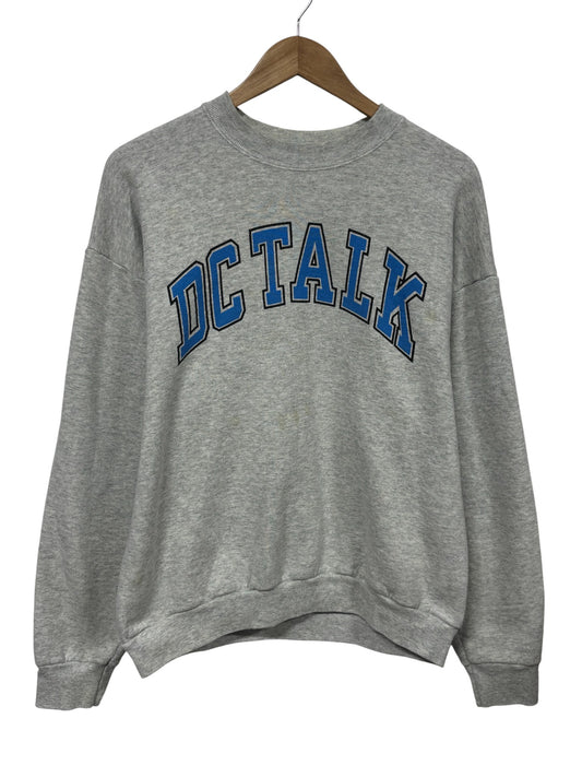 Vintage 90's DC Talk Grey Crewneck Sweater Size XL