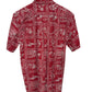 Vintage 90's Hawaiian Islands Red Polo Vacation Shirt Size Large