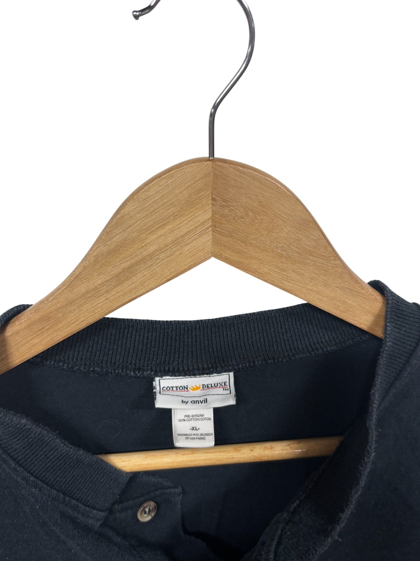 Vintage YMCA of the Rockies Henley Long Sleeve Shirt Size XL