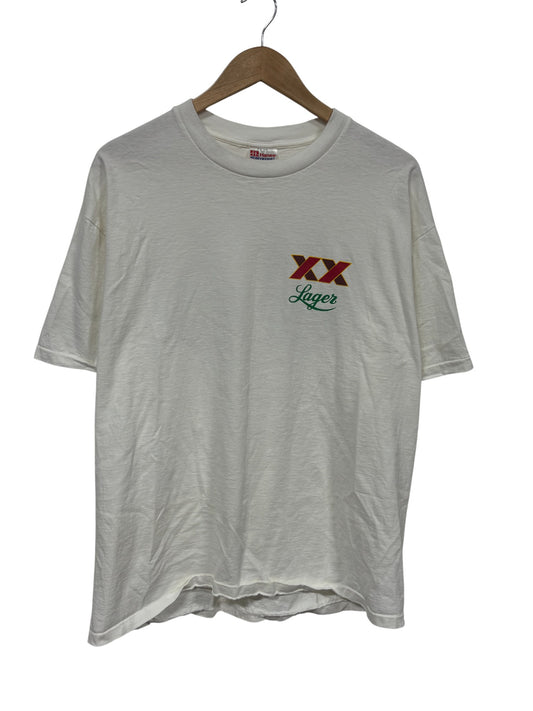 Vintage 90's Dos Equis Lager Daniels Copala Mexico Graphic Tee Size XL