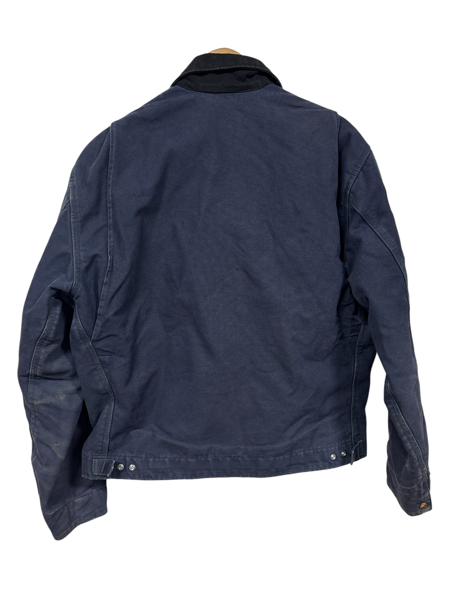 Vintage Carhartt J97 Detroit Deep Blue Blanket Lined Jacket Size Large Tall