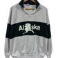Vintage 90's Alaska Quarter Zip Grey Sweater Size Large