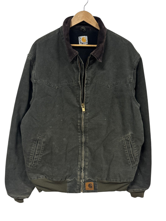 Vintage Carhartt Moss Green Santa Fe Work Jacket Size XL