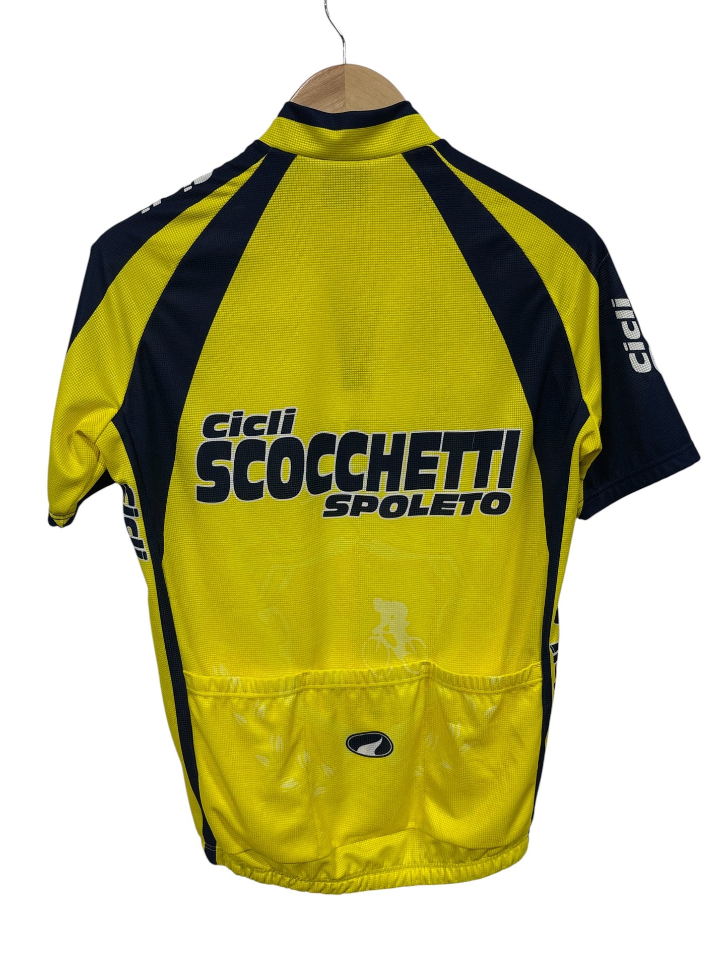Vintage 90's Cicli Scocchetti Cycling Shirt Size Large