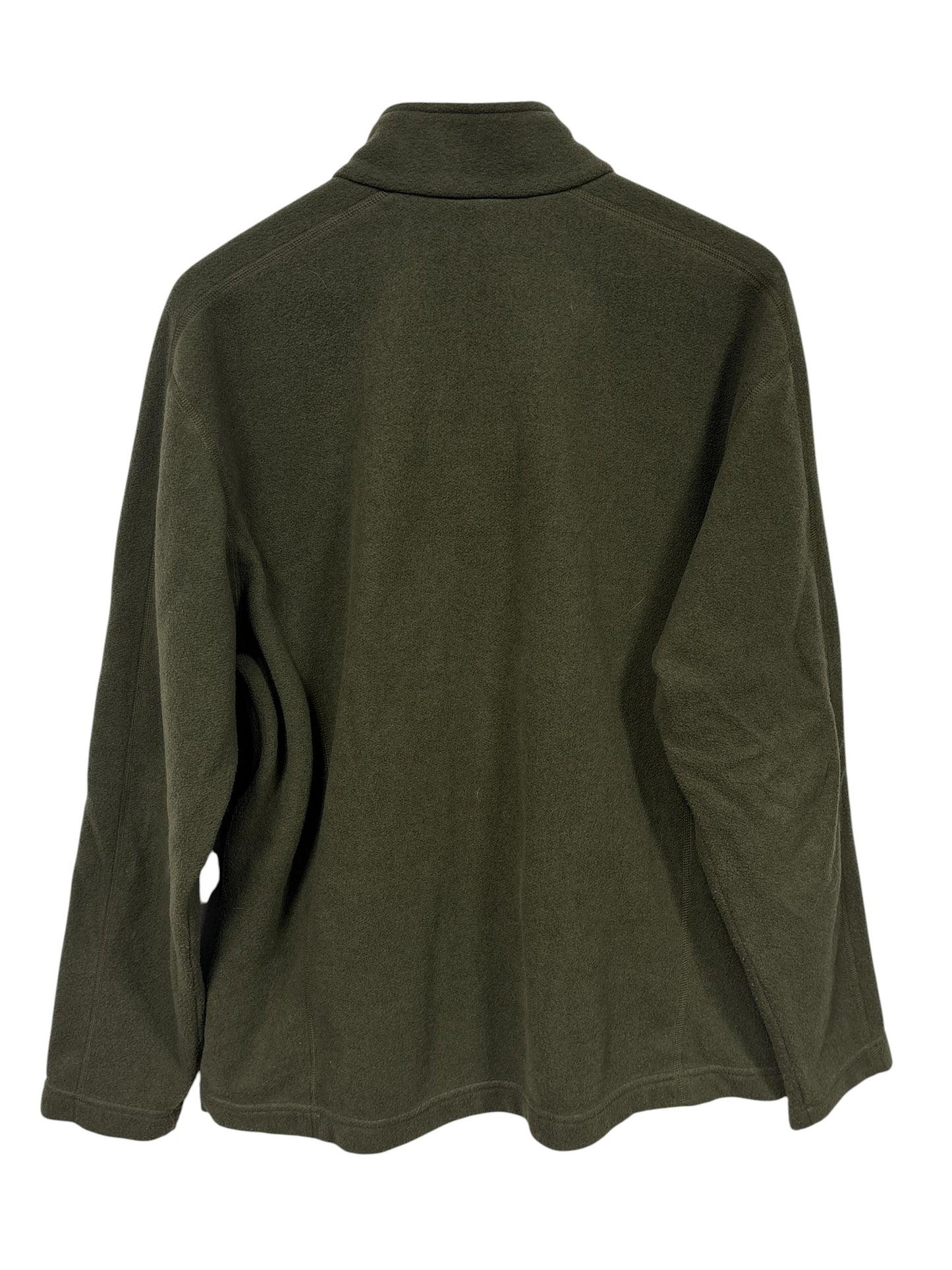 Vintage Patagonia Synchilla Olive Green Zip Up Sweater Size XL