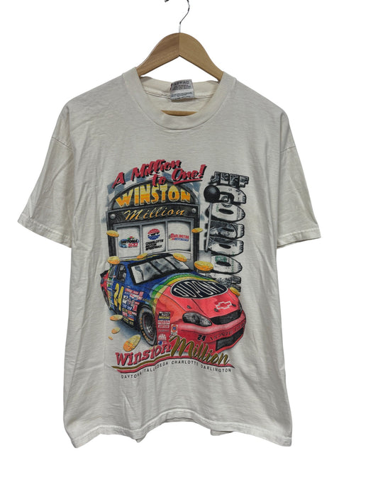 Vintage 1997 Jeff Gordon NASCAR Winston Cup Racing Graphic Tee Size XL