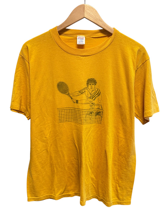 Vintage 80's Tennis Graphic Tee Size Large