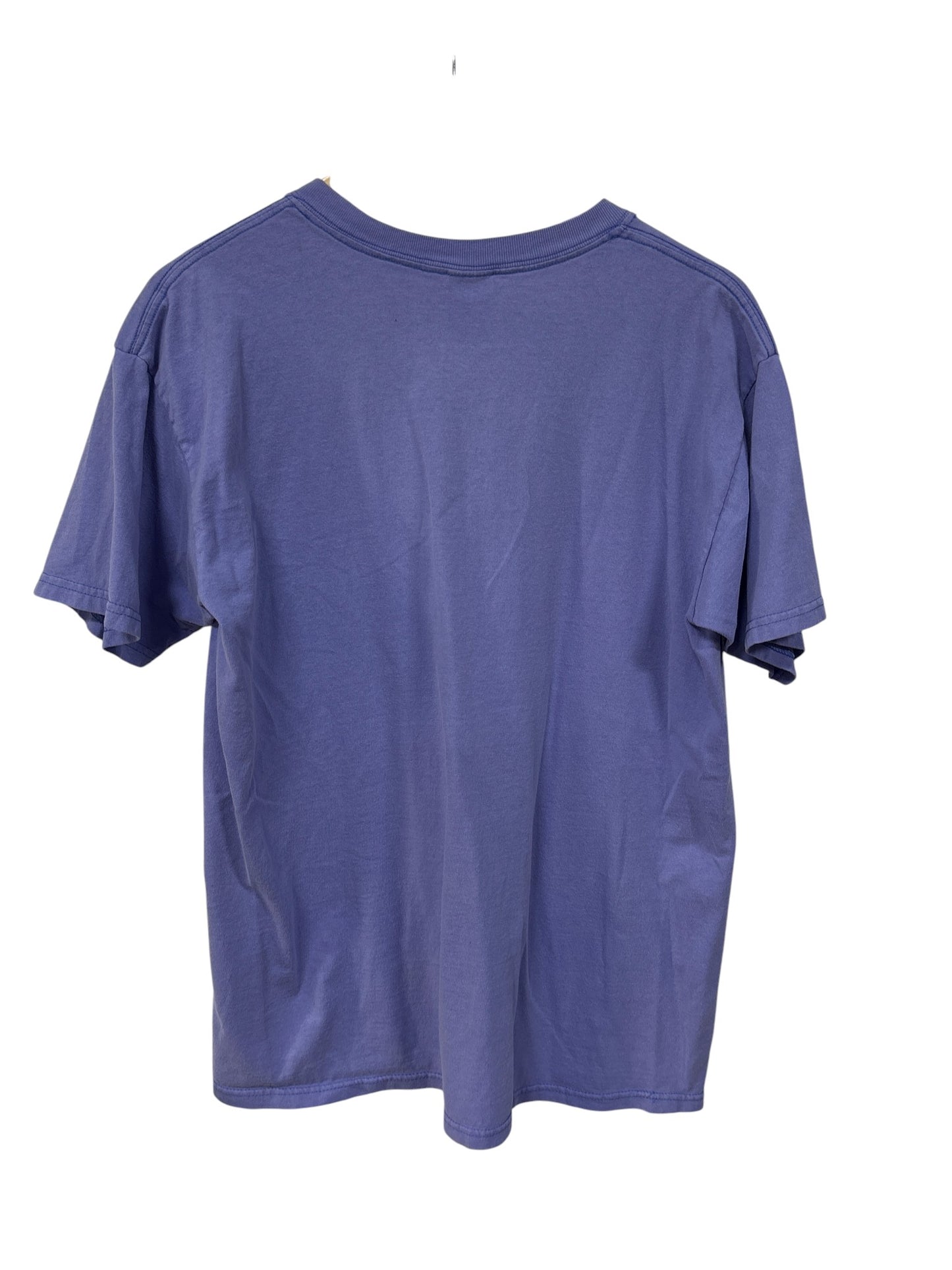 Vintage 90's Montana Wildflowers Purple Nature Graphic Tee Size Large