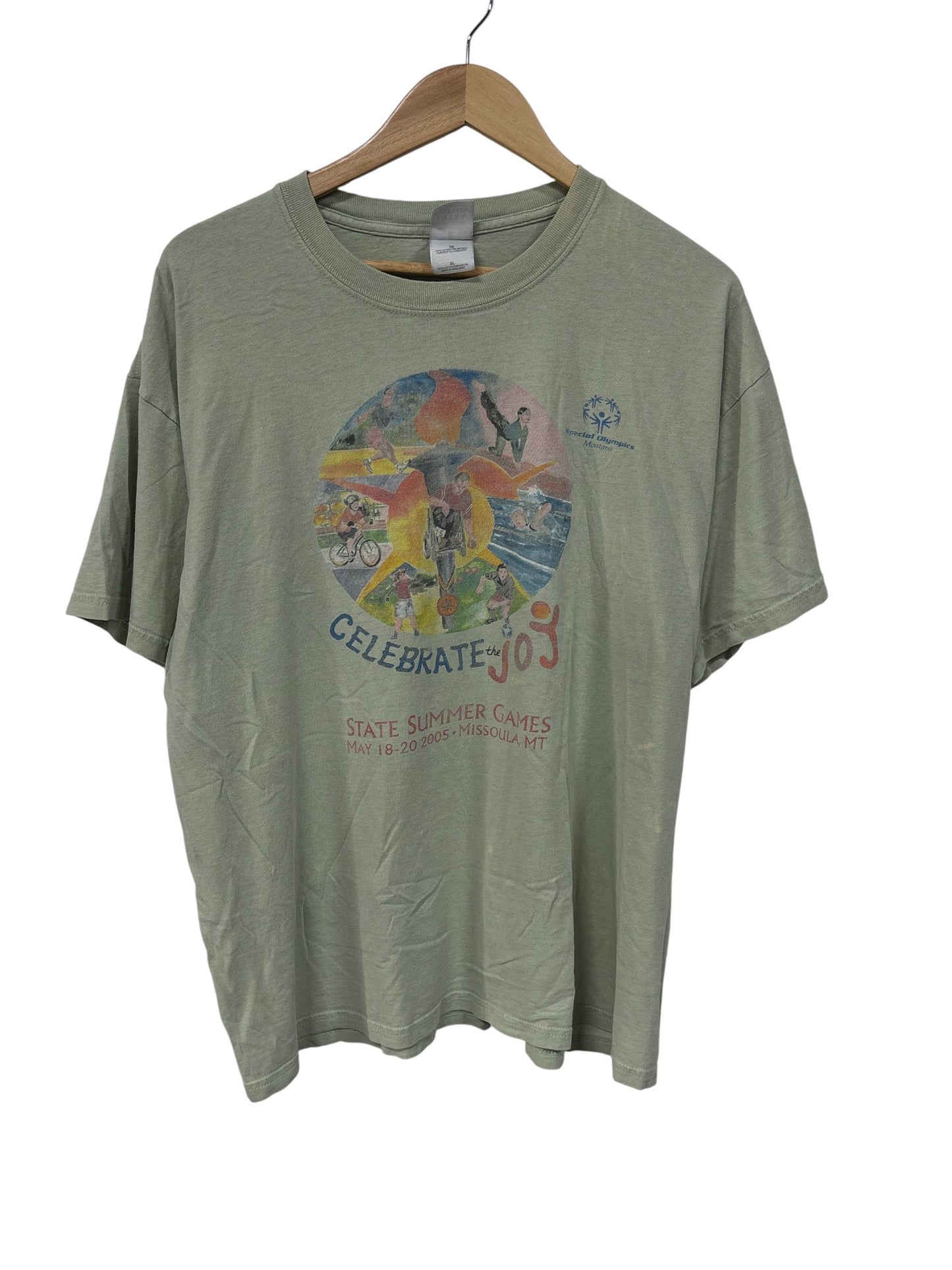 Vintage Y2K Missoula Montana Special Olympics Summer Games Tee Size XL