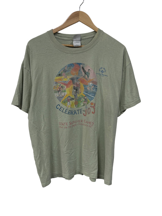Vintage Y2K Missoula Montana Special Olympics Summer Games Tee Size XL