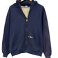 Vintage 90's Carhartt K129 Faded Navy Zip Up Hoodie Size Medium