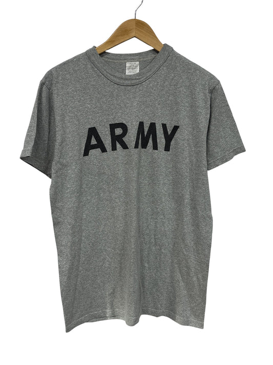 Vintage US Military Classic Army Grey Graphic Tee Size Medium