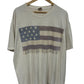 Vintage 90's American Blue Denim Flag Graphic Tee Size XL