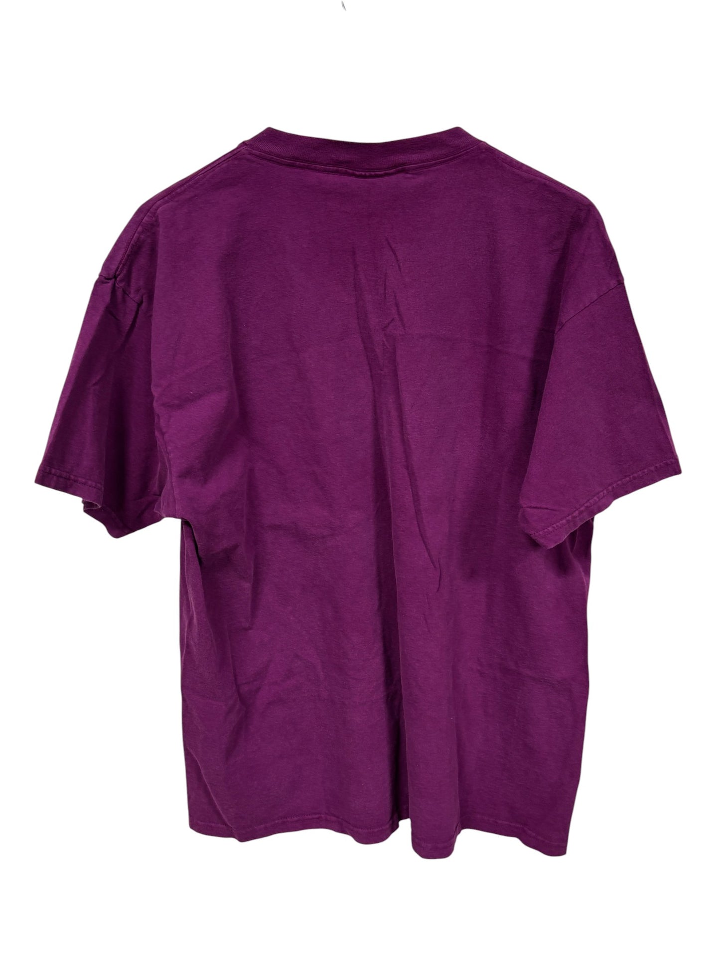 Vintage 90's Lee Heavyweight Purple Blank Tee Size XL