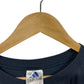 Vintage 90's Adidas Small Classic Logo Navy Blue Tee Size XL