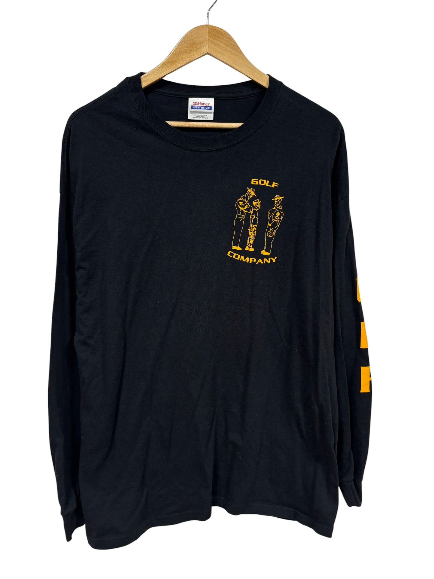 Vintage Golf Company US Military Long Sleeve Graphic Shirt Size XL