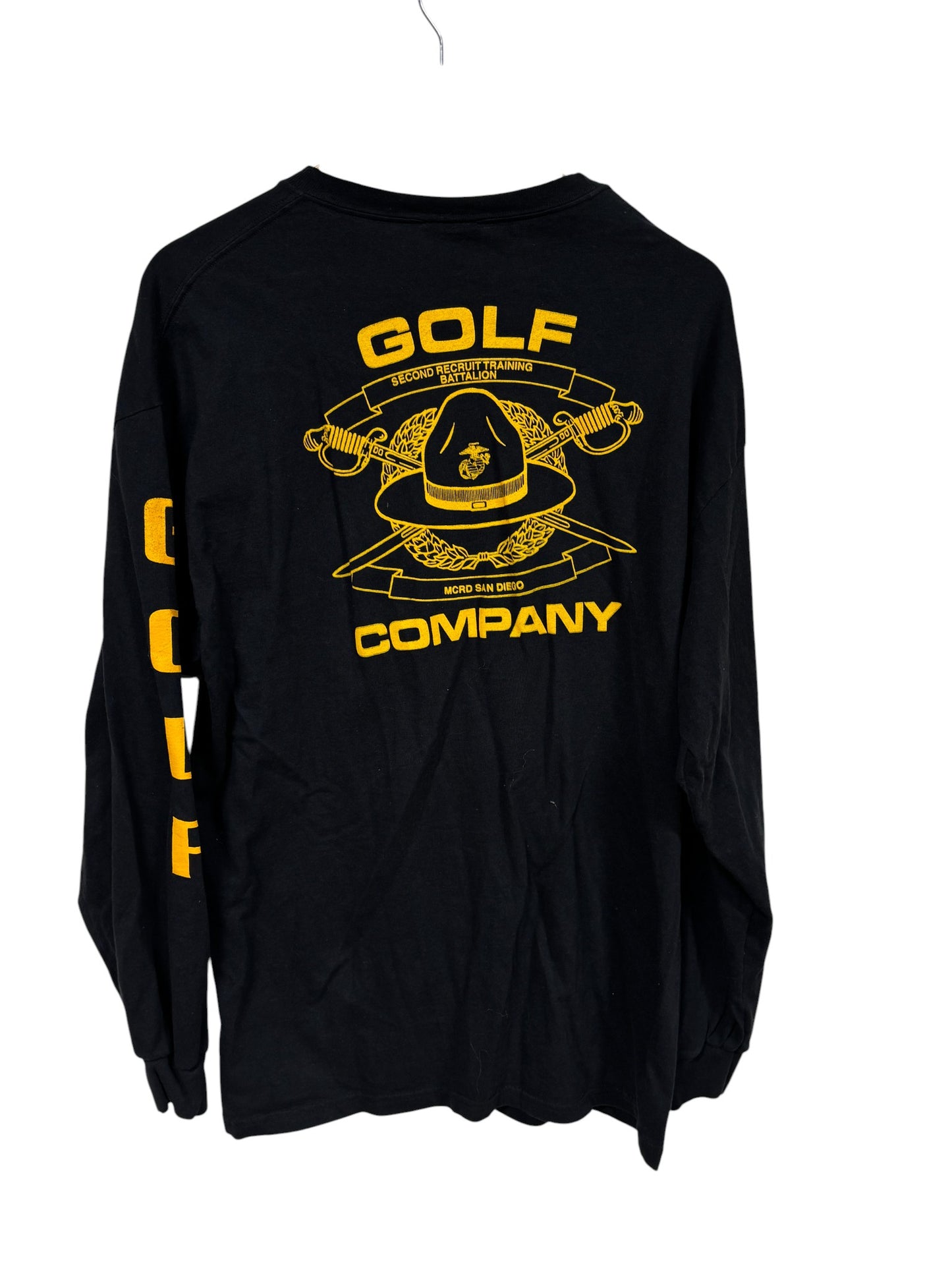 Vintage Golf Company US Military Long Sleeve Graphic Shirt Size XL