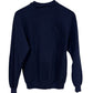 Vintage 90's Jerzees Navy Blue Blank Crewneck Sweater Size Large