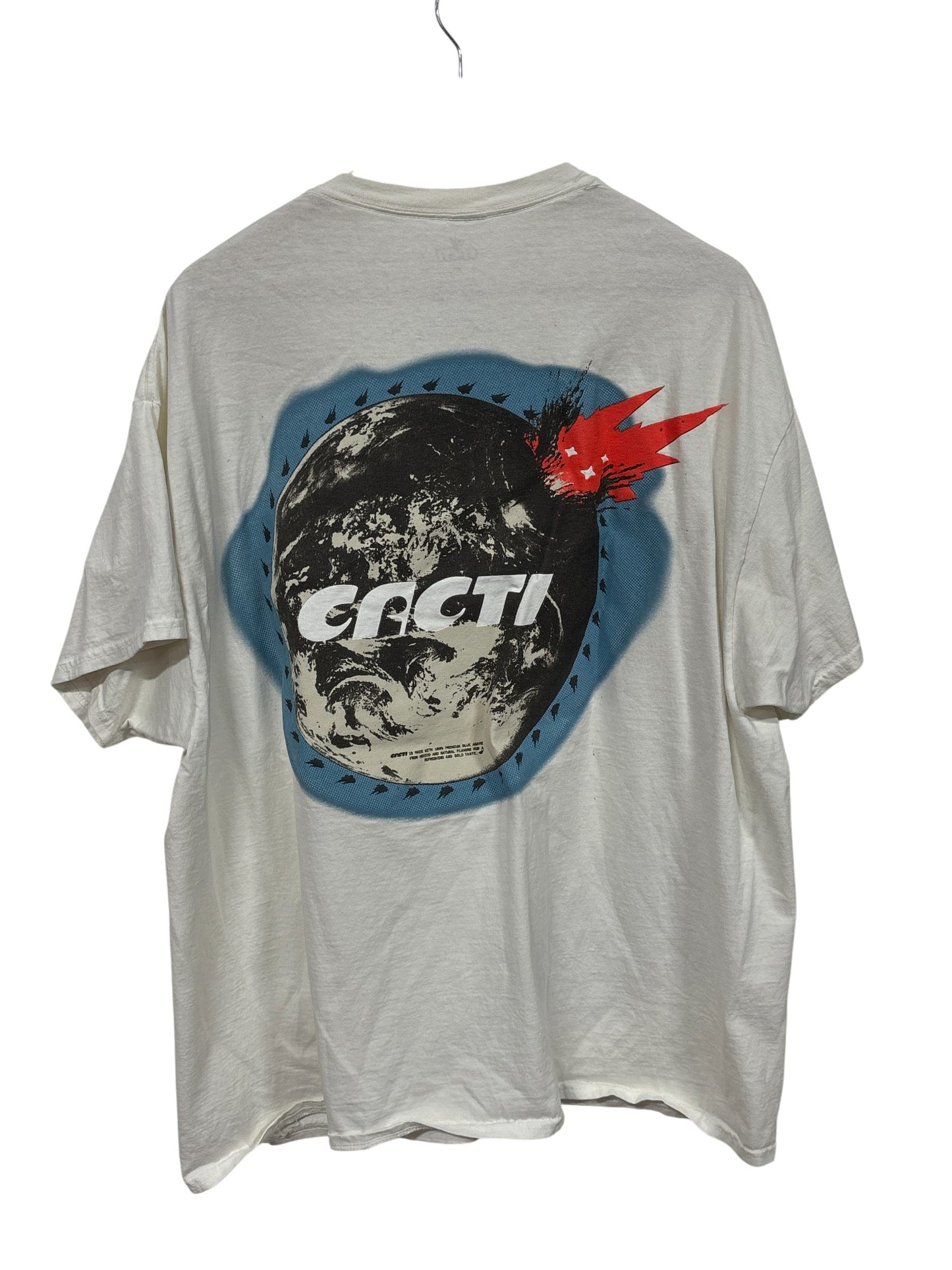 Travis Scott Cacti Down to Earth Ingredients Seltzer Tee Size XL