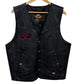 Vintage Harley Davidson Leather Biking Vest Patches Made USA Size Large