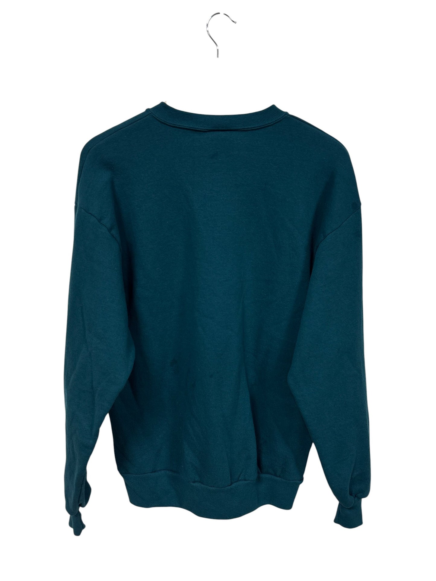 Vintage 90's Jerzees Blue Blank Crewneck Sweater Size Large