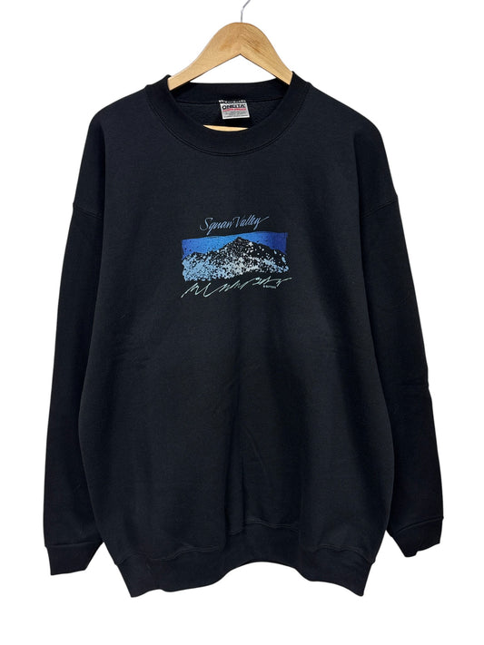 Vintage 90's Squaw Valley California Ski Mountain Sweater Size XL