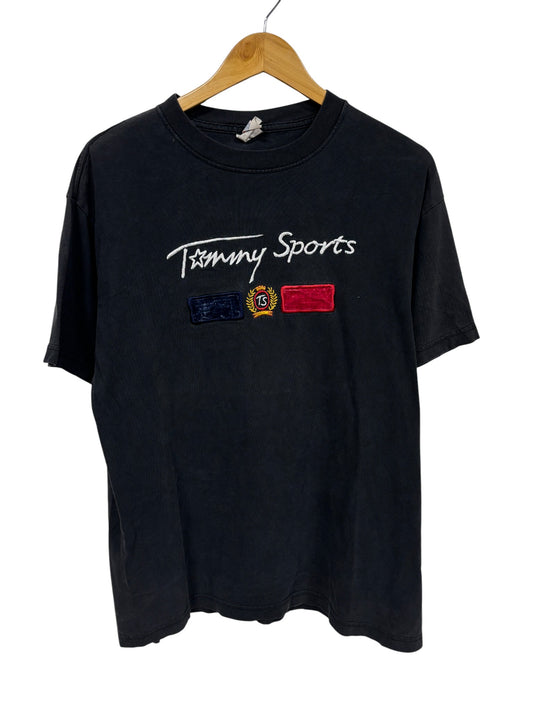 Vintage 90's Tommy Hilfiger Tommy Sport Embroidered Tee Size Large