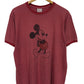 Vintage Disney Mickey Mouse Cartoon Ringer Tee Size Large