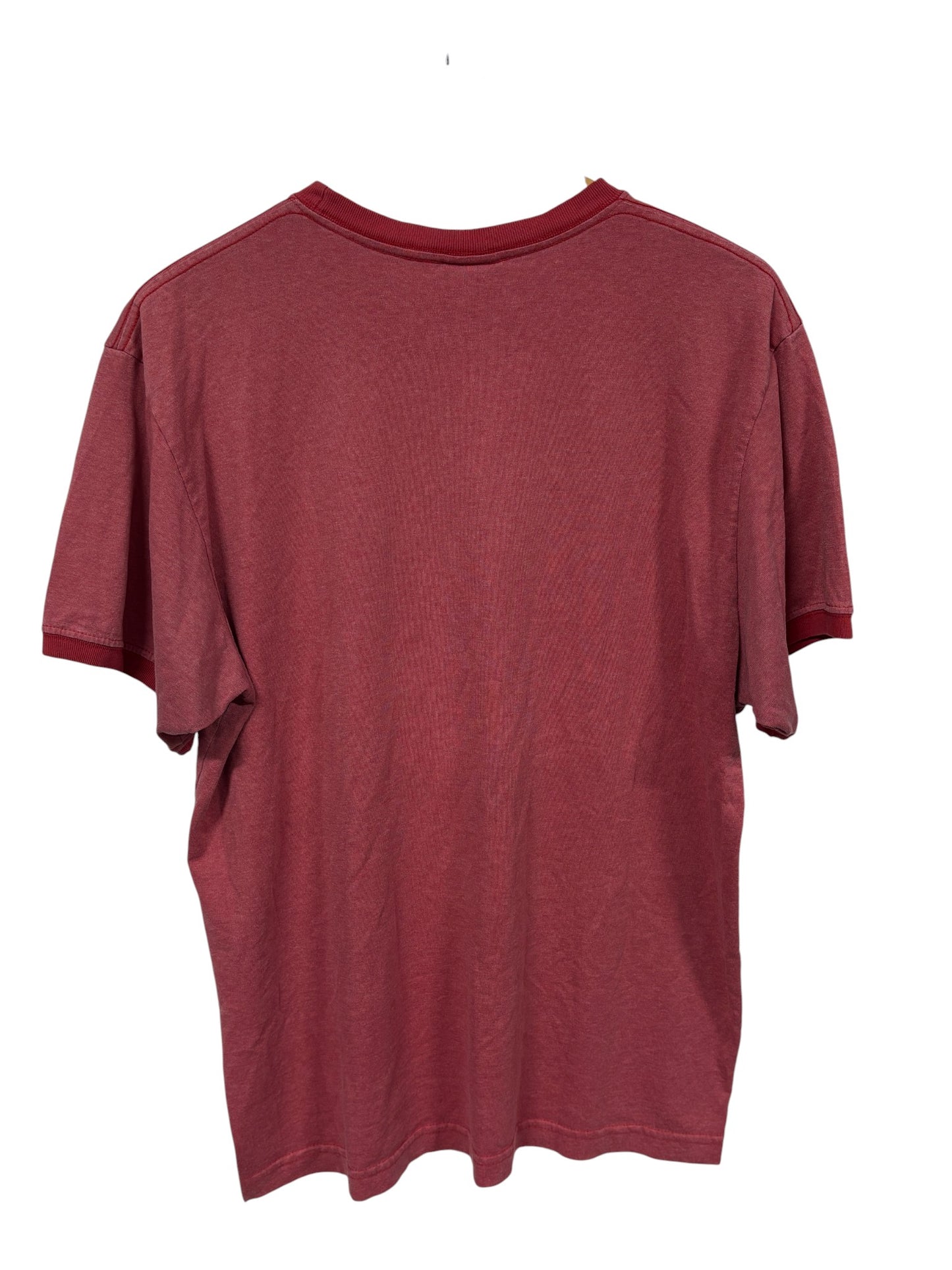 Vintage Disney Mickey Mouse Cartoon Ringer Tee Size Large