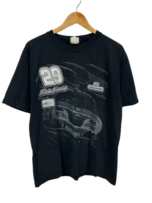 Vintage Y2K Kevin Hardwick NASCAR Goodwrench Racing Tee Size Large