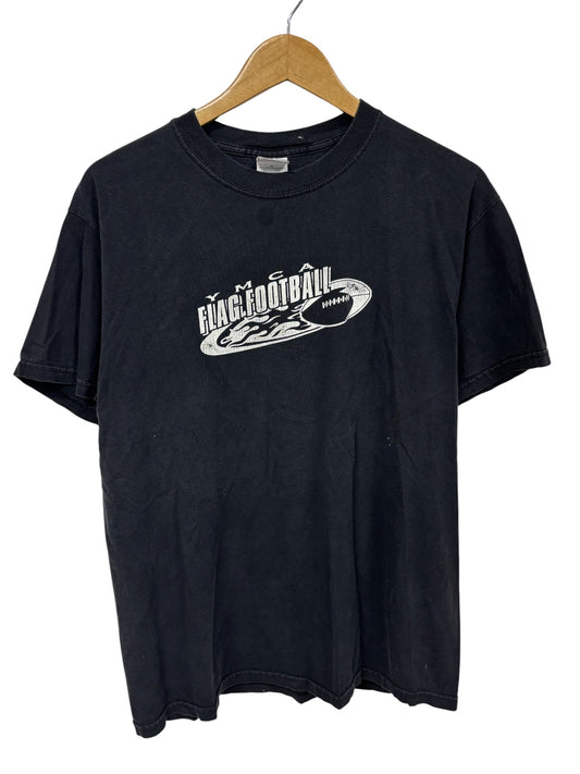Vintage Y2K YMCA Flag Football Graphic Tee Size Medium