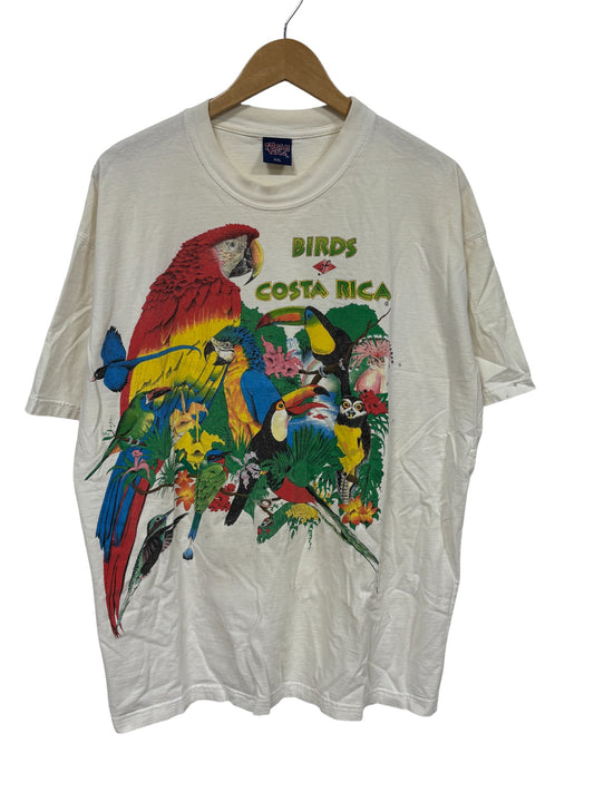Vintage 90's Birds of Costa Rica Big Print Graphic Tee Size XXL