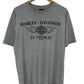 Harley Davidson St. Thomas Virgin Islands Biker Flames Graphic Tee Size Large