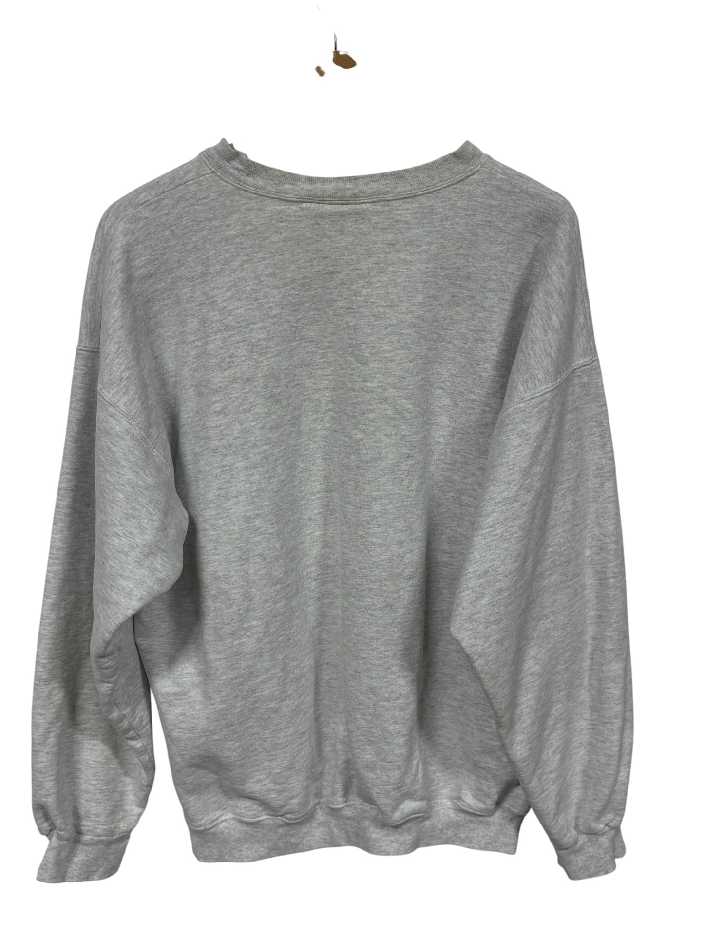 Vintage 90's Hanes Grey Blank Crewneck Sweater Size Large