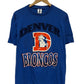Vintage 90's Denver Broncos Old NFL Logo Graphic Tee Size Medium