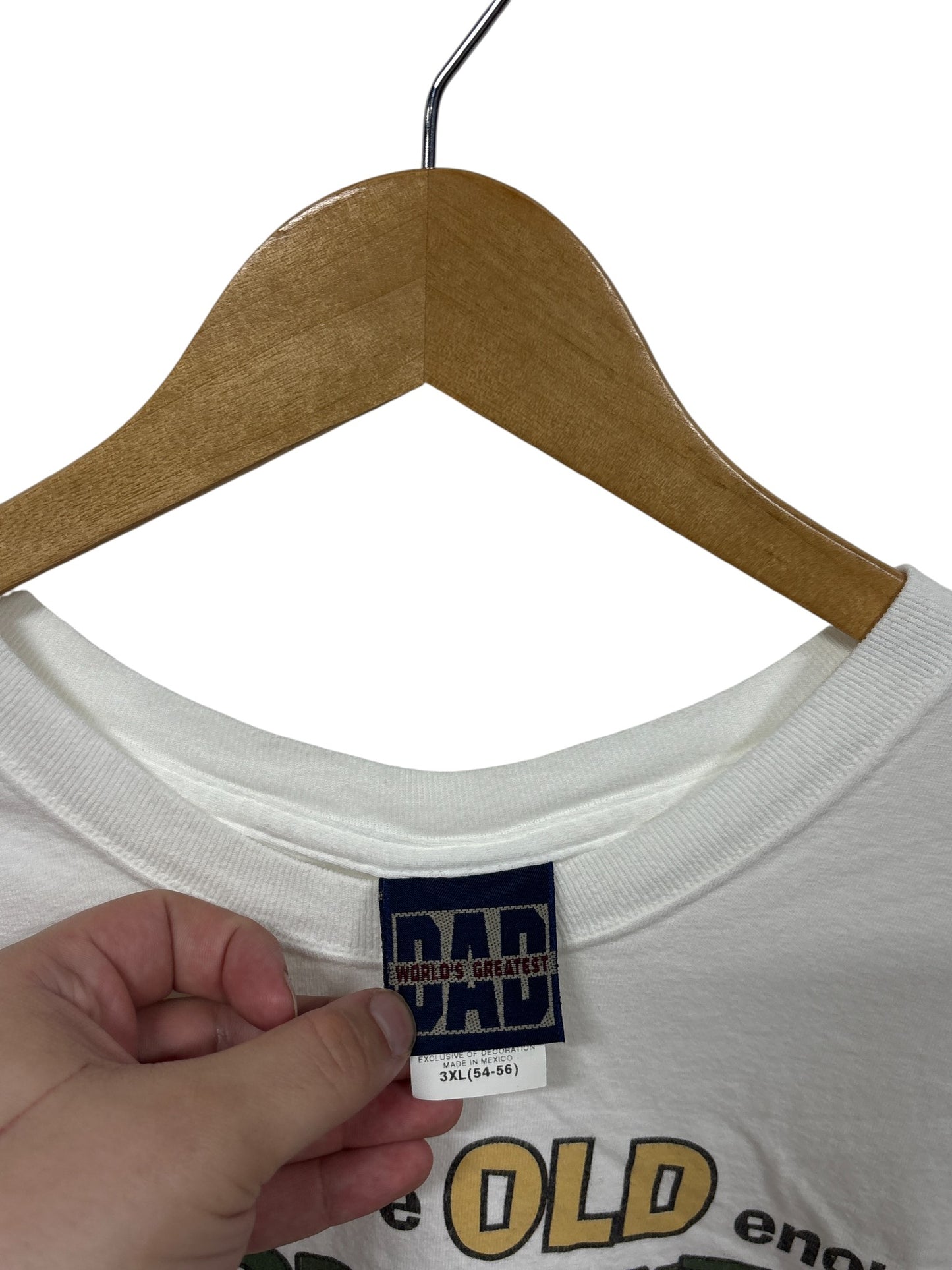 Vintage 90's Old Enough to be a Grandfather Graphic Tee Size 3XL