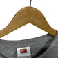 Vintage Nike Grey Blank Back Swoosh Tee Size XL