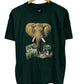 Vintage 90's Elephant Safari Nature Graphic Tee Size Medium