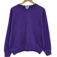 Vintage 90's Lee Purple Blank Crewneck Sweater Size XL