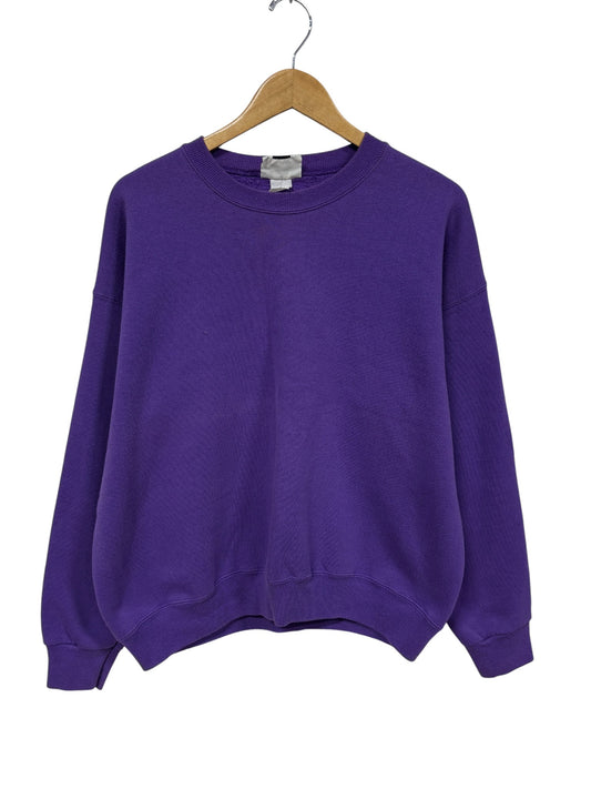 Vintage 90's Lee Purple Blank Crewneck Sweater Size XL