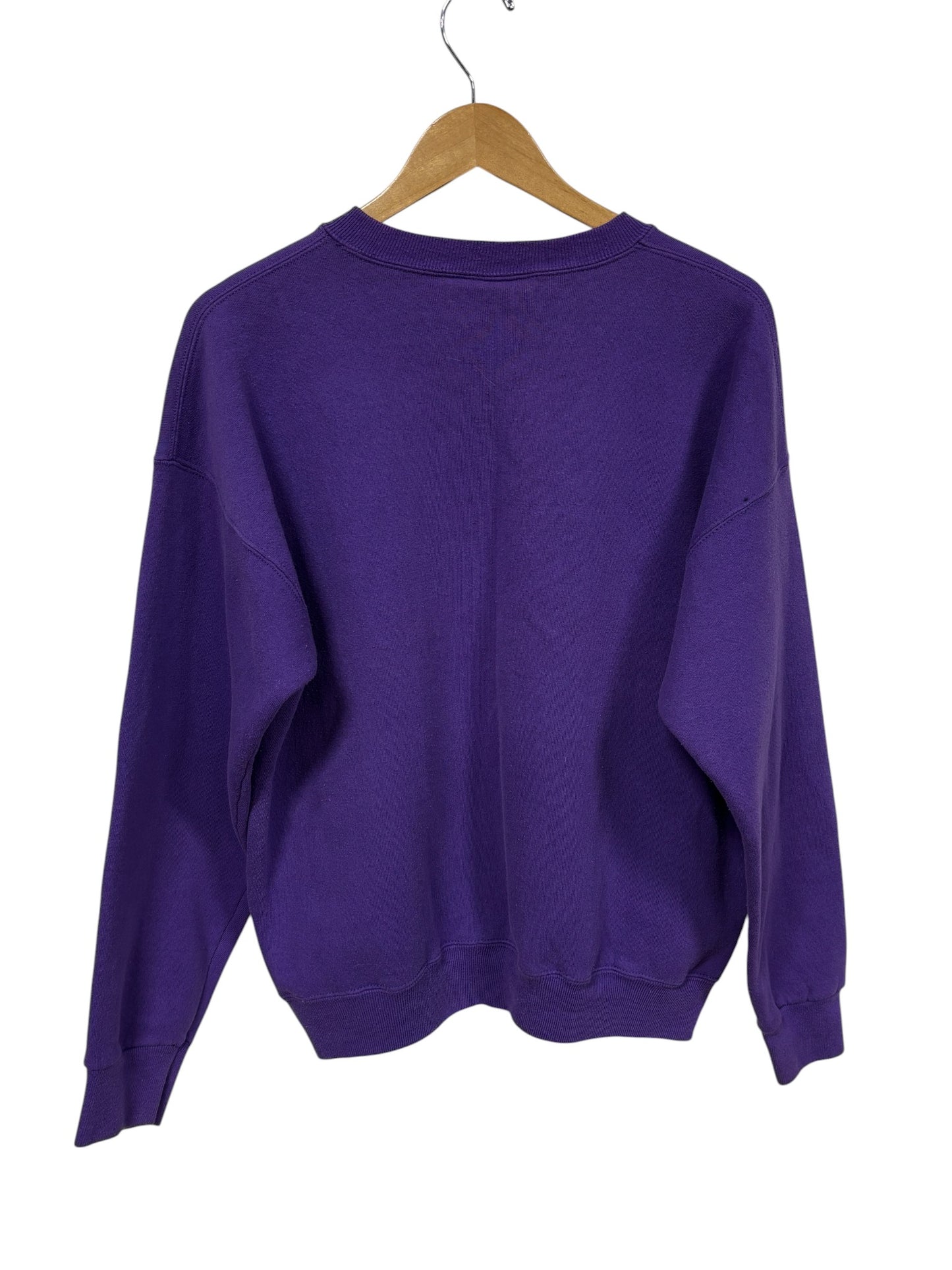 Vintage 90's Lee Purple Blank Crewneck Sweater Size XL