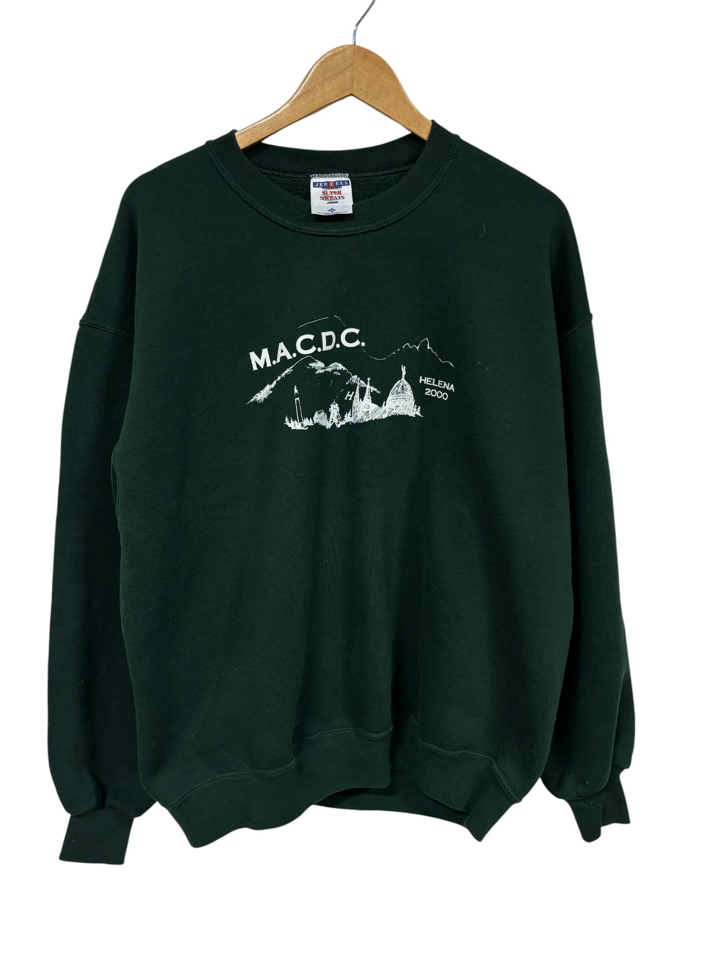 Vintage Y2K MACDC Helena Montana Crewneck Sweater Size XL