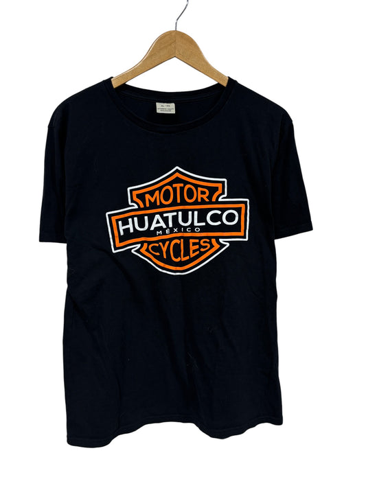 Vintage Harley Davidson Huatulco Mexico Biker Graphic Tee Size XL
