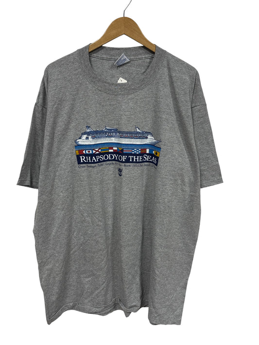 Vintage Rhapsody of the Seas Royal Caribbean Cruise Tee Size XXL