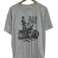 Vintage Bad Example Nevada Biker Skeleton Graphic Tee Size XL